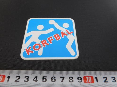 sticker KORFBAL sport, Verzamelen, Stickers, Zo goed als nieuw, Bedrijf of Vereniging, Ophalen
