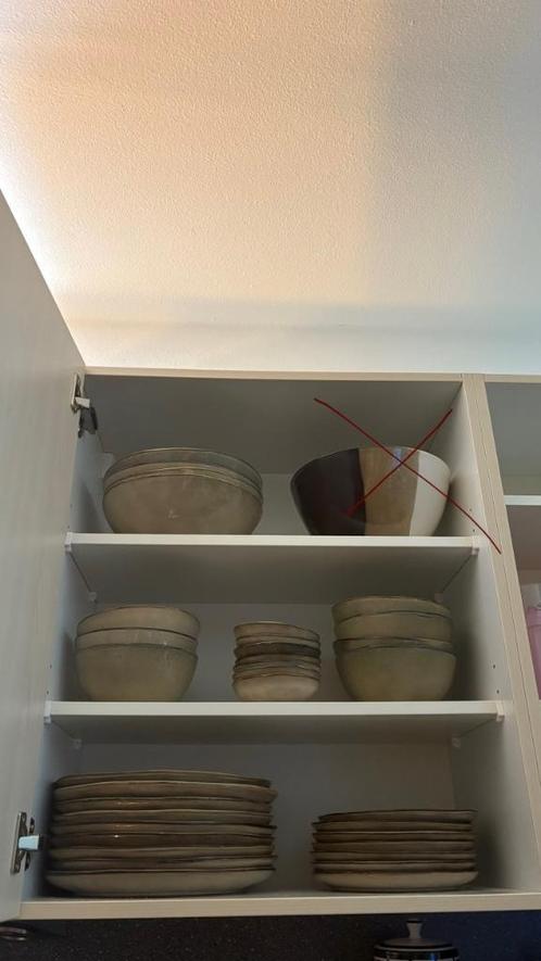 Uitgebreid (44 delig) Servies Xenos Toscane - Beige, Huis en Inrichting, Keuken | Servies, Zo goed als nieuw, Compleet servies