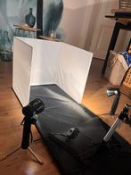 Lightbox - Mini fotostudio - Perfect voor Productfotografie, Ophalen, Zo goed als nieuw, Complete fotostudio