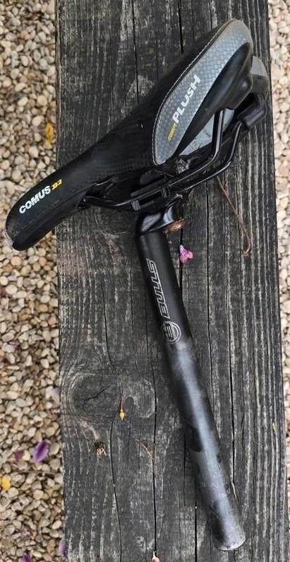 Fietszadel comfort zit, met vaste zadelpen, Fietsen en Brommers, Fietsen | Mountainbikes en ATB, Zo goed als nieuw, Heren, Overige merken