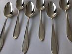 6 Verzilverde dinner lepels Keltum Puntfilet P8, Ophalen of Verzenden, Zo goed als nieuw, Zilver, Los bestek