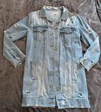 Lang spijkerjack - Maat S, Blauw, Ophalen of Verzenden, Jasje, Maat 36 (S)