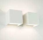 Wever & Ducré Box 2.0 LED wandlamp design -  2 stuk wit, Huis en Inrichting, Lampen | Wandlampen, Ophalen of Verzenden, Zo goed als nieuw