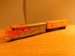 vintage diesellocomotief Santa Fe/ goederenwagon A.T. & S.F, Hobby en Vrije tijd, Overige merken, Gebruikt, Ophalen of Verzenden