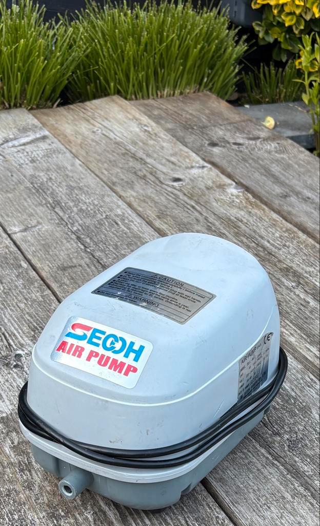Secoh SLL50 Luchtpomp voor Vijver, Tuin en Terras, Vijver-toebehoren, Gebruikt, Vijverpomp, Ophalen of Verzenden