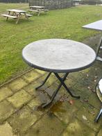 Terrastafel horeca - Rond model, Ophalen, Gebruikt, Rond, Metaal