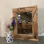 Spiegel (facet) – robuuste lijst - 100 x 80 cm - TTM Wonen, TTM Wonen, Meubels – (Perzische) Tapijten en Woonaccessoires, Nieuw