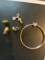 Pandora gold plated sieraden., Ophalen of Verzenden, Zo goed als nieuw, Zilver, Pandora