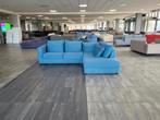 Hoekbank plofbank lounge lichtblauw 290x225 | BEZORGEN, Hoekbankie, 250 tot 300 cm, 100 tot 125 cm, Hoekbank