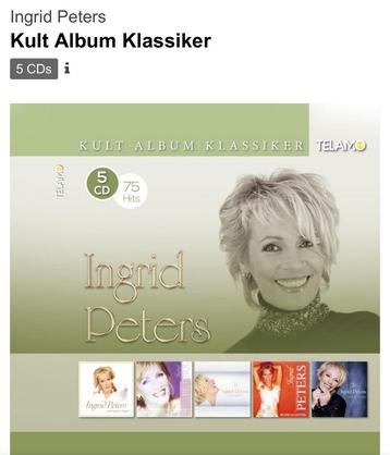 Ingrid Peters - Kult Album Klassiker - 5 CDs   beschikbaar voor biedingen