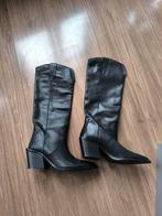 Mango Cowboy Laarzen Maat 38, Hoge laarzen, Mango, Zwart, Ophalen of Verzenden