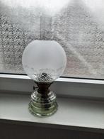 olielamp, Huis en Inrichting, Lampen | Tafellampen, Minder dan 50 cm, Gebruikt, Ophalen, Glas