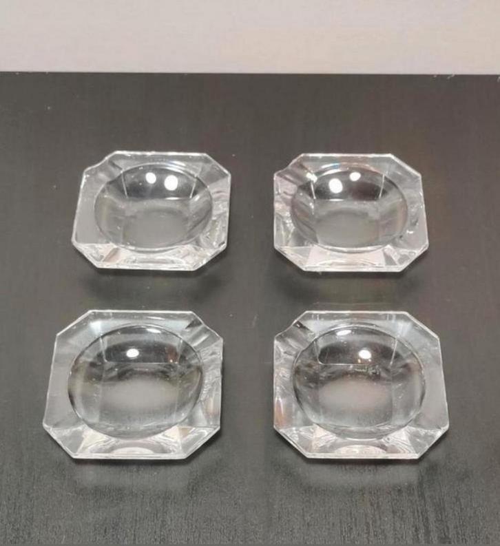 Kristallen asbakjes Val Saint Lambert, Antiek en Kunst, Antiek | Glas en Kristal, Ophalen of Verzenden