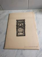 Map, Bijzetting koningin Emma, in 1934, Nieuwe Kerk,  Delft., Antiek en Kunst, Ophalen of Verzenden