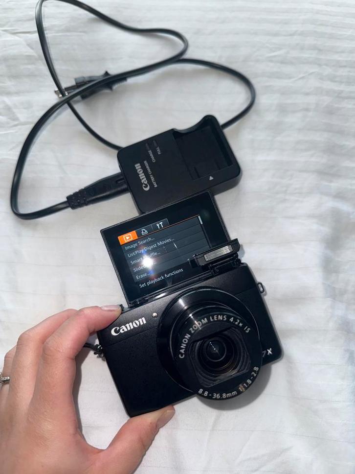 Canon G7X Camera, Audio, Tv en Foto, Fotocamera's Digitaal, Zo goed als nieuw, Canon, 4 t/m 7 keer, Ophalen