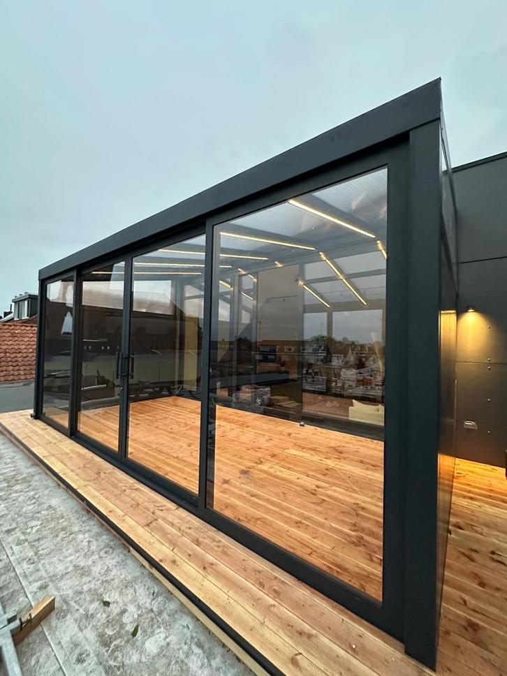 Moderne Veranda & Overkapping, Tuin en Terras, Overkappingen, Nieuw, Veranda, Ophalen of Verzenden