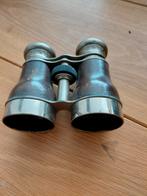 Antieke Verrekijker met Lederen Bekleding, Gebruikt, Onbekend, Onbekend, Onbekend