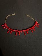 Halloween Bloed Ketting, Overige materialen, Verstelbaar, Nieuw, Ophalen of Verzenden