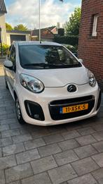 Citroën C1 1.0i 68PK 5D 2012 Wit, Auto's, Voorwielaandrijving, Stof, Elektrische ramen, Zwart