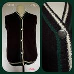 ZM16. Vintage mouwloos vest mt 42, 9462RP 14, Bruin, Verzenden, Vintage kleertjes