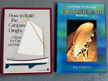 2 boeken boat building castpaw dinghy botenbouw boek beschikbaar voor biedingen
