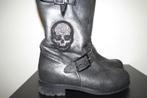 Philipp Plein biker boots swarovski schedel zijkant banden38, Philipp plein, Verzenden, Lage of Enkellaarzen, Zo goed als nieuw