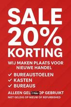 SALE bij HAL18 – 20% korting op gebruikt kantoormeubilair!, Ophalen of Verzenden