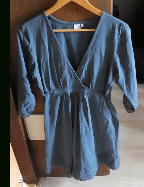 blauw/grijsachtige zwangerschapsjurk/top maat: XL, Kleding | Dames, Positiekleding, Gedragen, Jurk, Maat 46/48 (XL) of groter
