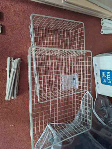 Ikea Pax basiskast planken + draadmanden - afbeelding 7