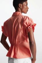 COS Coral Blouse Shirt M, Maat 38/40 (M), COS, Oranje, Ophalen of Verzenden