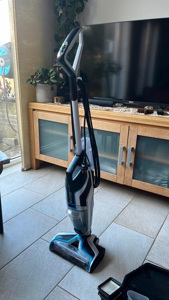 Bissel Crosswave Petpro - stofzuigen, dweilen, drogen, Witgoed en Apparatuur, Stofzuigers, Gebruikt, Waterstofzuiger, Minder dan 1200 watt