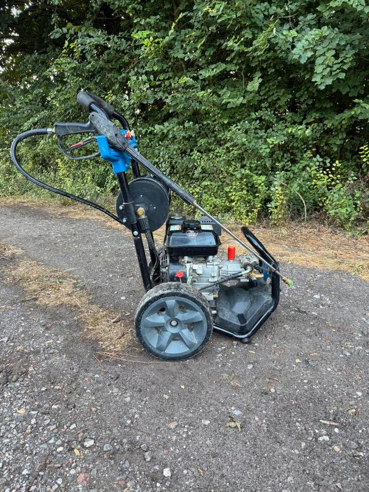 Hogedrukspuit benzine, Tuin en Terras, Hogedrukreinigers, Gebruikt, Benzine, Ophalen