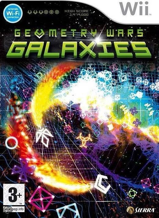 Nintendo Wii Geometry Wars - Galaxies, Spelcomputers en Games, Games | Nintendo Wii, Zo goed als nieuw, Avontuur en Actie, 1 speler