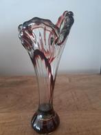 Vintage retro art glass vaas, Ophalen of Verzenden