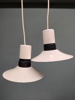 Deense hanglampen, Huis en Inrichting, Lampen | Hanglampen, Minder dan 50 cm, Lyfa, vintage , hanglampen, witte lampen, Gebruikt