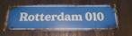 Wandbord Rotterdam 010 vintage look, Antiek en Kunst, Ophalen of Verzenden