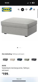 Kivik hocker ikea met opbergruimte, Ophalen, Zo goed als nieuw, Rechthoekig, 75 tot 100 cm