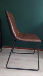 Set stoelen - 4 stuks (bruin/grijs), Ophalen, Gebruikt, Bruin, Vier