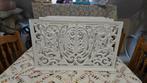 4 witte wit raam schermen.deurmat brocante, Antiek en Kunst, Ophalen of Verzenden