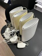 Netgear Orbi RBR750 (AX4200) - Mesh WiFi 6 - Set van 4, Computers en Software, Routers en Modems, Ophalen, Gebruikt, Router met modem