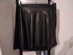 Zwarte leren rok - Vila - Maat L, Kleding | Dames, Rokken, Zwart, Vila, Maat 42/44 (L), Ophalen of Verzenden