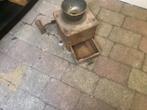 Graanmolens snijmachine oude trekbel emaille wandbord huls, Ophalen