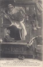 Z386 oude ansichtkaart het bad van de mooie marivonne l, Verzenden, 1940 tot 1960, Ongelopen