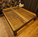 Auping ledikant 180x200 extra hoog elektrisch verstelbaar, Ophalen, Zwart, Tweepersoons, 180 cm