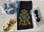 Korps Mariniers Setje Emblemen - 4, Verzenden, Marine, Nederland, Embleem of Badge