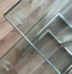 2 Sohome Bijzettafels - Stijlvol & Praktisch, Minder dan 55 cm, Metaal of Aluminium, Vierkant, Zo goed als nieuw