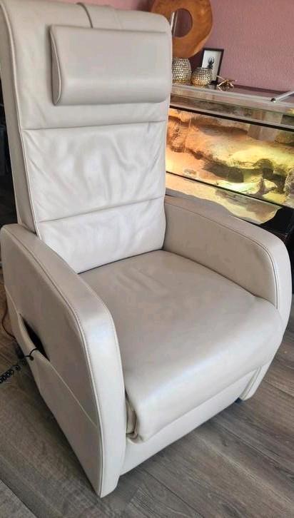 Prominent sta-op stoel, Huis en Inrichting, Fauteuils, Zo goed als nieuw, Leer, 50 tot 75 cm, Minder dan 75 cm, Ophalen