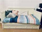 Eenpersoons bed met onderschuifbed | Pottery barn bankbed, Gebruikt, 85 tot 100 cm, Ophalen, 180 cm of meer