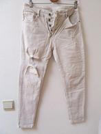 H43 OHLALA jeans broek off white maat L = 38/40, Wit, Ophalen of Verzenden, Zo goed als nieuw, Oh lala