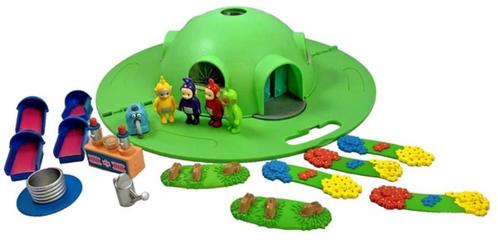 Teletubbies Teletubby-Land eiland heuvel speelset Tomy 2003, Kinderen en Baby's, Speelgoed | Actiefiguren, Zo goed als nieuw, Verzenden
